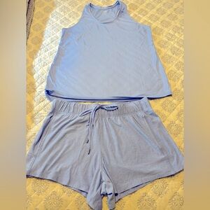 Women's Light Blue Short set